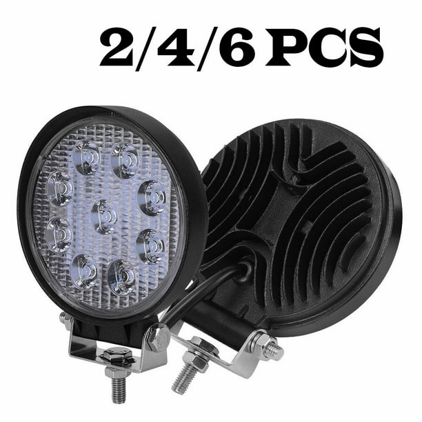 2X 4inch 20LED 240W LED Work Light SPOT Off-road Fog Driving 4WD Boat Jeep White